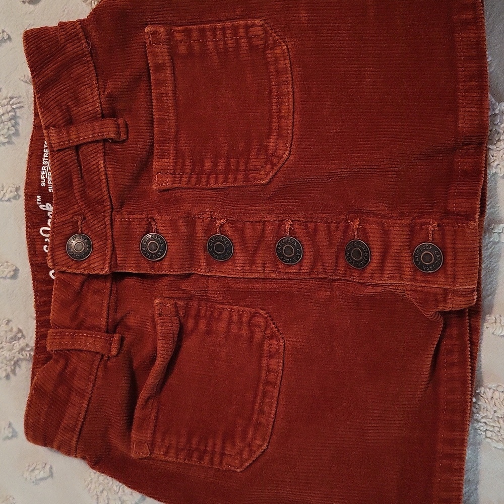 Cat & Jack Rust Corduroy Skirt
